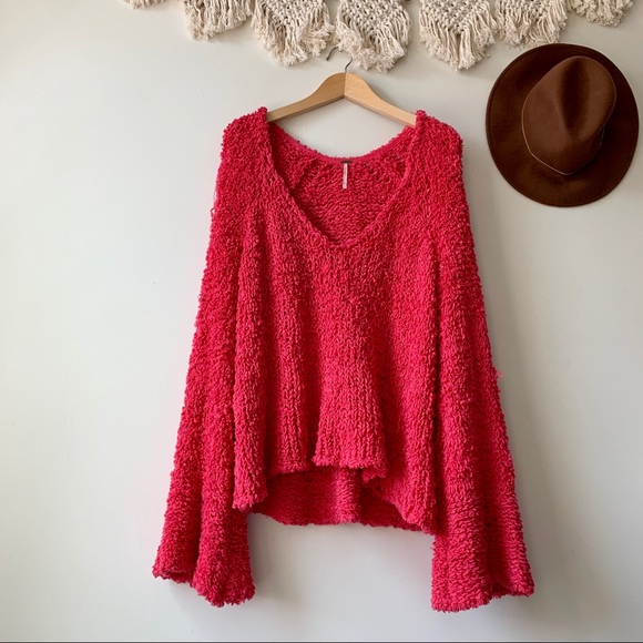 Free People Sweaters - Free People Sand Dune Cozy Bell Sleeve Sweater